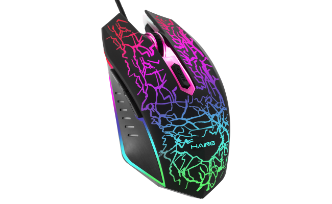 HAING GM200 RGB Wired Dazzling Gaming Mouse