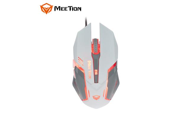 Meetion M915 RGB Gaming Wired Mouse -White