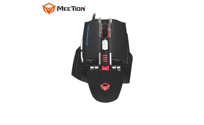 Meetion M975 USB Corded Gaming Mouse -Black