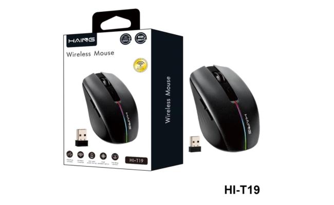 HAING HI-T19 2.4G Wireless Mouse with Rechargeable Battery