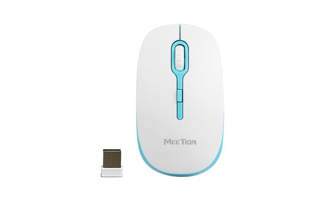 MeeTion MT-R547 2.4G USB Wireless Optical Mouse -Blue
