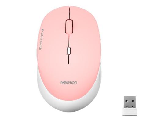 MeeTion R570 5 Colors Silent 2.4ghz Wireless Mouse -Pink