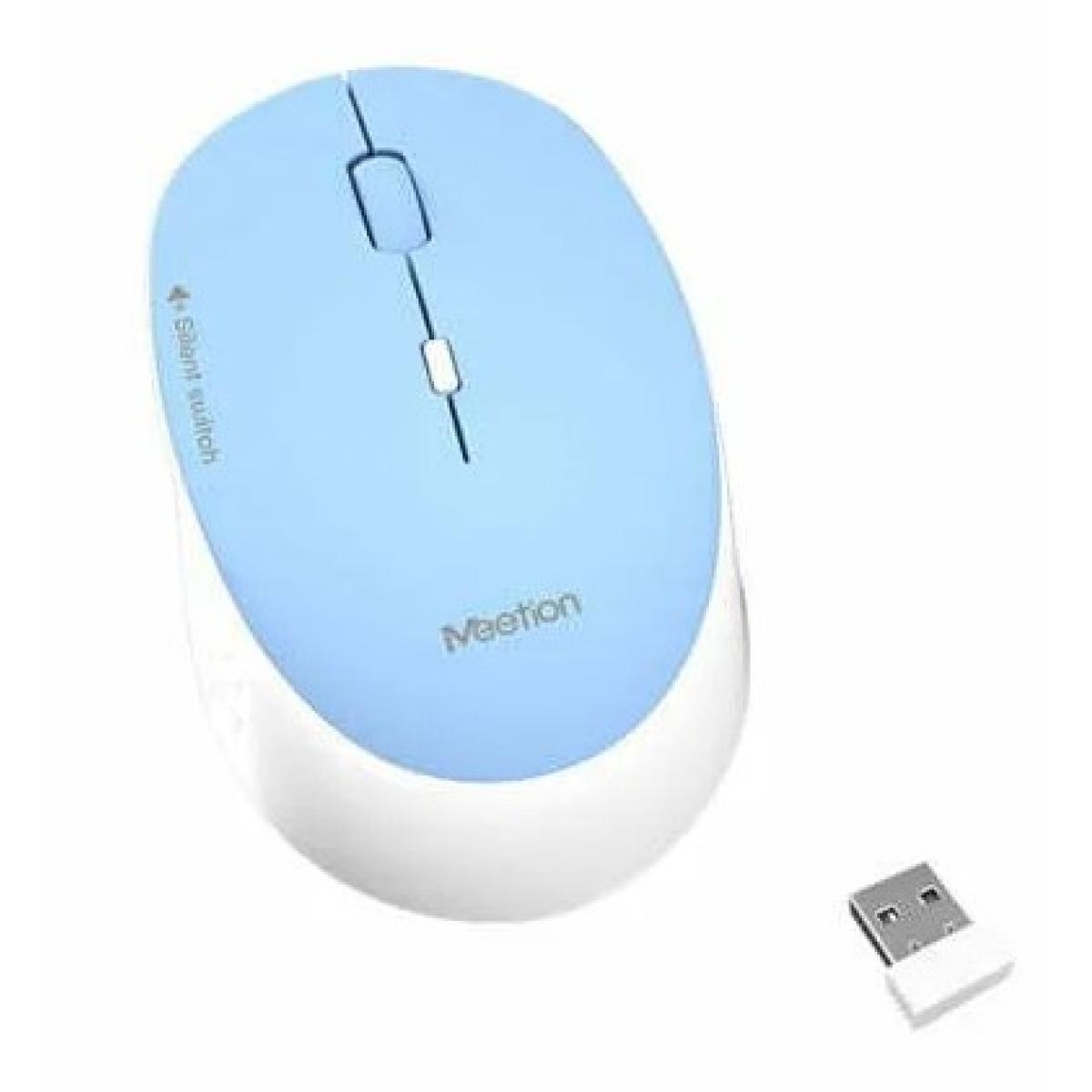 MeeTion R570 5 Colors Silent 2.4ghz Wireless Mouse -Blue