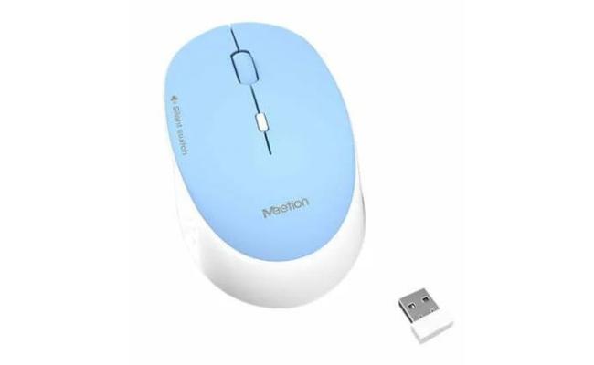 MeeTion R570 5 Colors Silent 2.4ghz Wireless Mouse -Blue