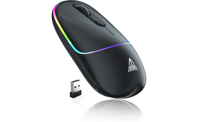 Solakaka SM15 2.4A GHz RGB Wireless Mouse