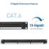 HAING HI-PTP01 24 ports Cat5E & Cat6 Utp Ethernet Cable Rack