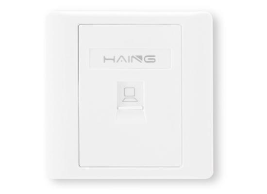 HAING HI-WP01 RJ45  Single Port Faceplate 8.6x8.6cm