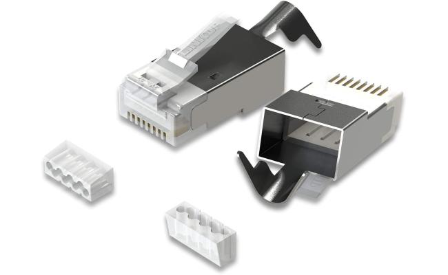 D-Link NPG-6A2MET502-50 RJ45 Connectors Cat6A Ethernet Shielded Modular Plugs