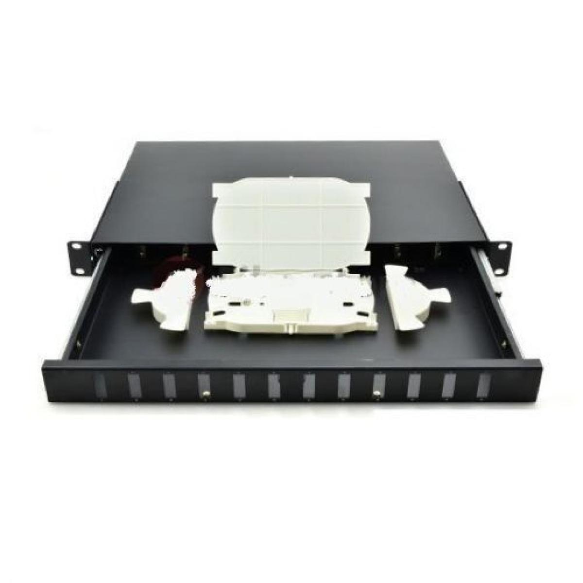 Unloaded 12 Port Fiber Optic Patch Panel