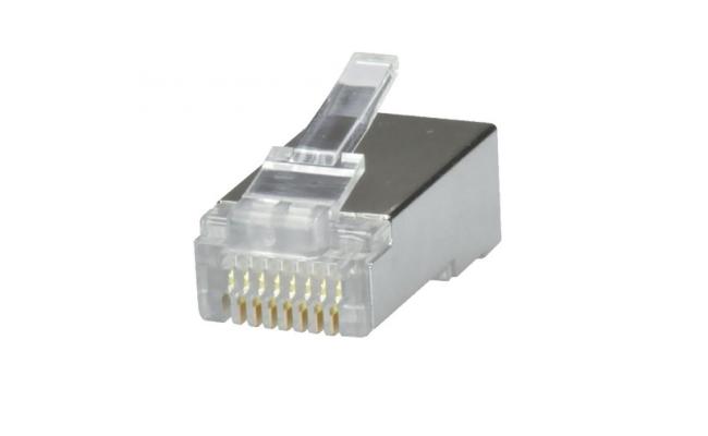 RJ45 Connector UTP Cat 6  (IRON)  100 Mbps - 100pcs