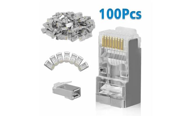 CFRHE CF-6P3100 RJ45 FTP Cat6 Connectors 100 pcs