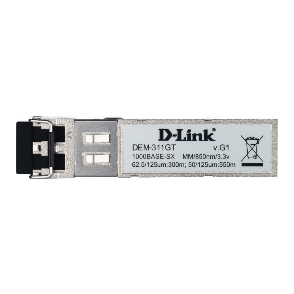 D-Link DEM‑311GT 1-port SFP SX MM Fiber Transceiver-Up to 550m