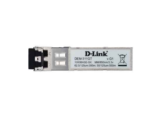 D-Link DEM‑311GT 1-port SFP SX MM Fiber Transceiver-Up to 550m 