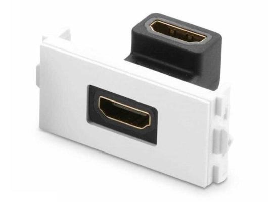 UGREEN 20318 HDMI L Shape Socket Panel -White