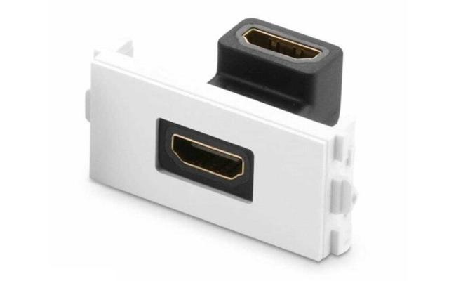 UGREEN 20318 HDMI L Shape Socket Panel -White
