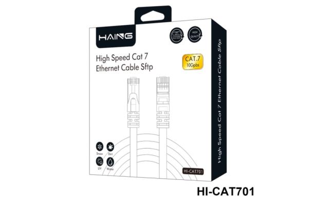 HAING HI-CAT701-1M 10 Gbps High Speed SFTP CAT7 Ethernet Cable 1M