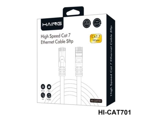 HAING HI-CAT701-50CM 10 Gbps High Speed SFTP CAT7 Ethernet Cable 0.5M