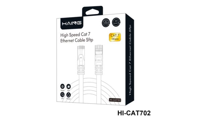 HAING HI-CAT702-2M 10 Gbps High Speed SFTP CAT7 Ethernet Cable 2M