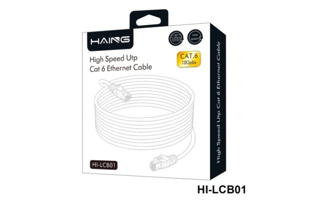 HAING HI-LCB01 Cat6 26 AWG 10/100/1000 1 Gbps Ethernet Cable 2M