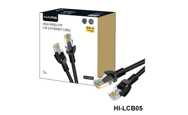 HAING HI-LCB05-20M Cat6 26 AWG 10/100/1000 1 Gbps Ethernet Cable 20M