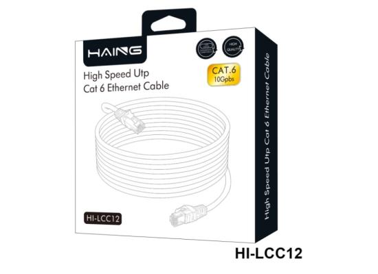 HAING HI-LCC12-3M Cat 6 26 AWG 10/100/1000 1 Gbps Ethernet Cable 3M