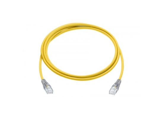 D-Link NCB-C6UYELR1-05 Cat6 UTP 24 AWG PVC Round Patch Cord-0.5M