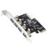 HAING HI-1002-PEU PCI Express to 4 port USB 3.0 PCI Express Card