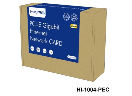 HAING HI-1004-PEC Gigabit 10/100/1000Mbps Network Adapter PCI Express Card