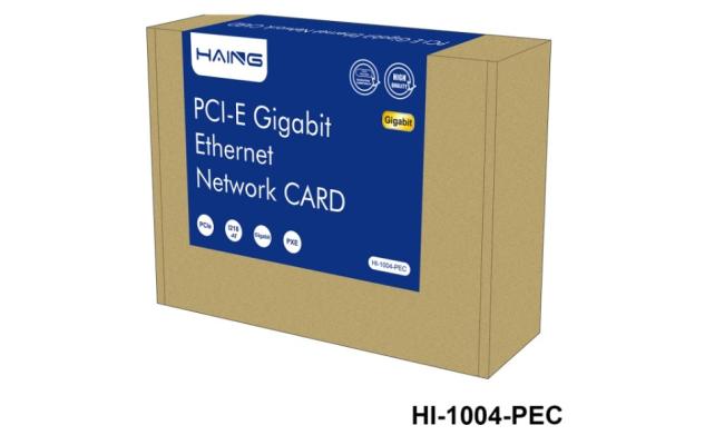 HAING HI-1004-PEC Gigabit 10/100/1000Mbps Network Adapter PCI Express Card