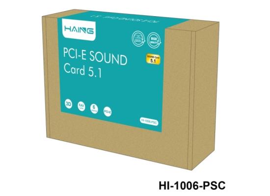 HAING HI-1006-PSC PCI Sound Express Adapter Card 5.1 