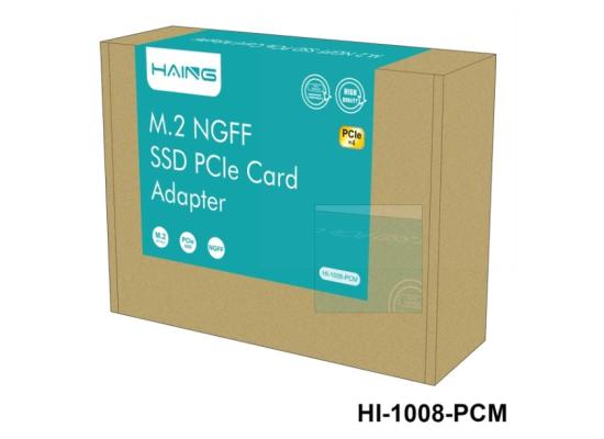 HAING HI-1008-PCM M.2 NVME to PCI-E3.0X4 Express Card