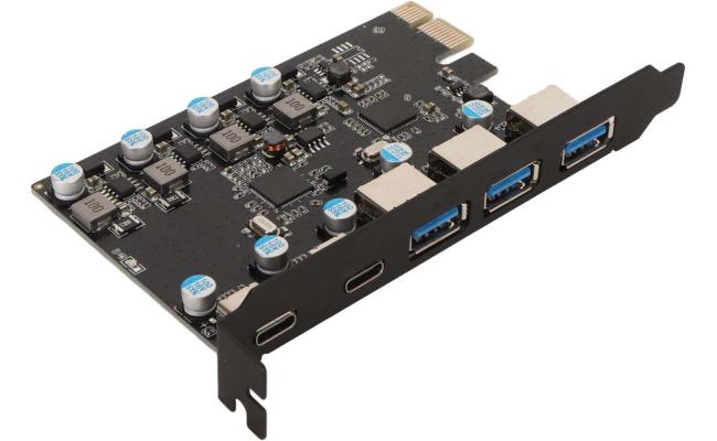 USB 3.2 Type-C PCI Express Adapter Card for Desktop Computer