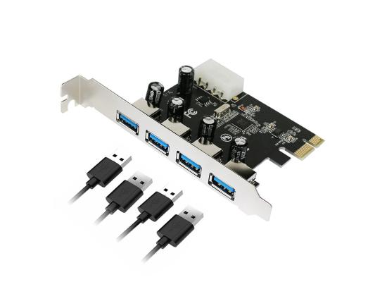 PCI USB 3.0 PCI-E Express Adapter Card-4Port
