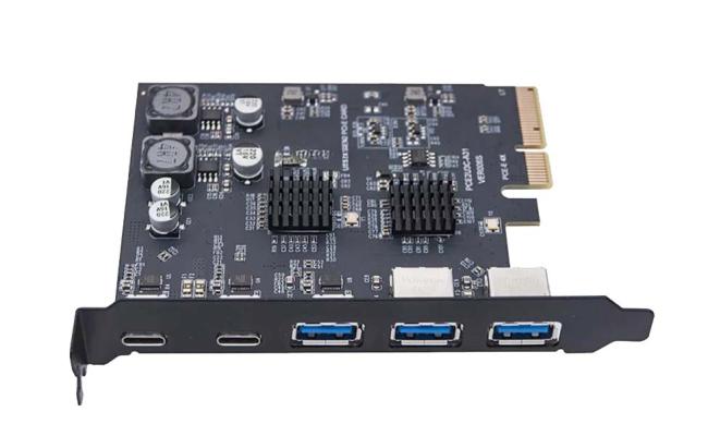 USB 3.2 Type-C Gen1 5 Gbps PCI-E Card