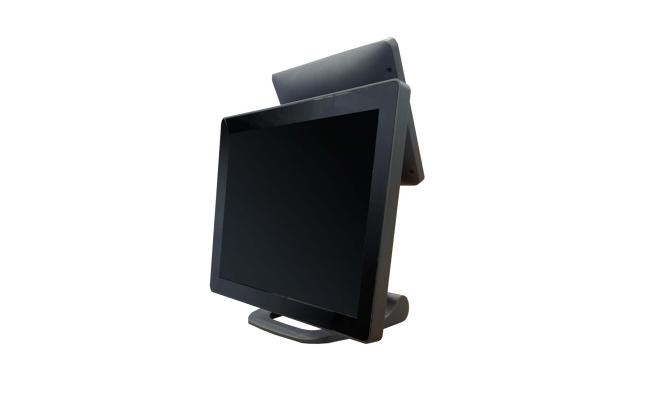 HAING I5/8G/256G 15"+9" Folding Metal POS Point of Sale Terminal Screen