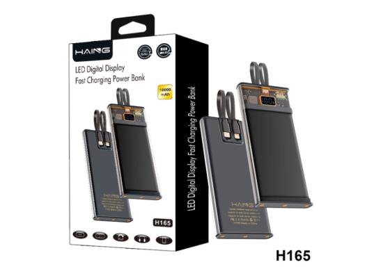 HAING H165 Portable Charger 10000mAh PD Fast Charging Power Bank