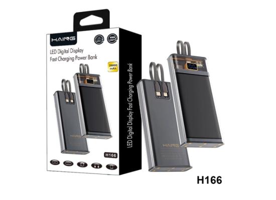 HAING H166 Portable Phone Charger for iPhone 14/13 20000mAh Power Bank