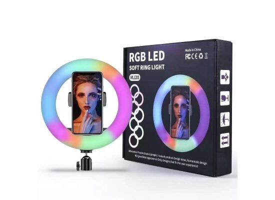 20CM LED Selfie Light Ring Multi-function Dimmable Light Ring