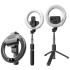 selfie stick ring light L07 in tripod With 5 inch ring light wireless remote Selfie stick