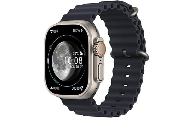 HK8 Pro Max Ultra 2.12 inch Series 8 Smart Watch -Black