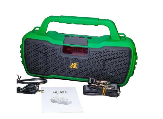 Bluetooth AK-355 Speaker BT/USB/AUX/FM/TF Function