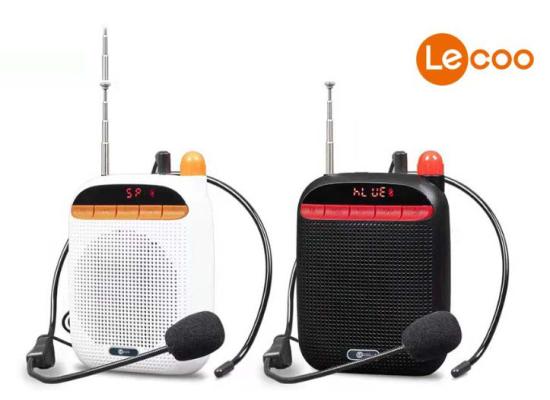  Lecoo MCS30 Portable With Dual Microphone Heads loudspeaker