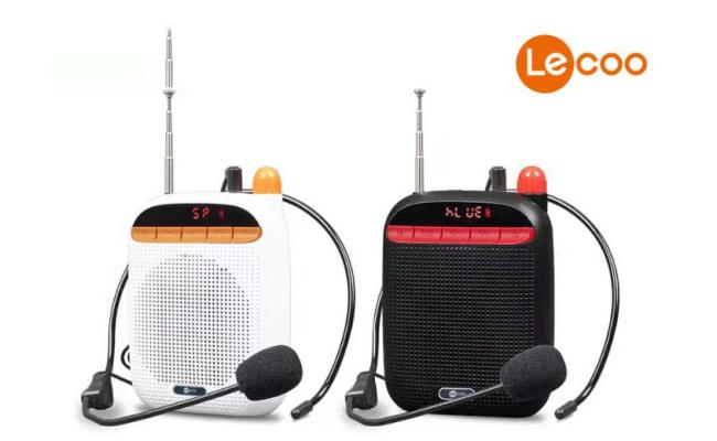 Lecoo MCS30 Portable With Dual Microphone Heads loudspeaker