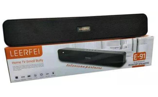 Sound Bar E-91 Smart Bluetooth Desktop Speakers - Black
