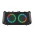 WRX-4207C Dual 4 inch RGB LED light Portable HiFi Party Speaker