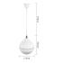 Hanging Ball DQ-102 Ceiling speaker -White