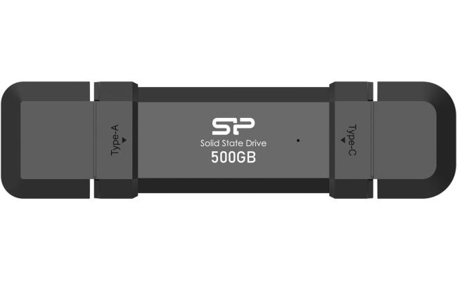 Silicon Power DS72 500 GB Portable SSD USB 3.2 Gen2 Type-C