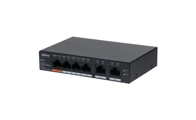 Dahua CS4006-4GT-60 6-Port Cloud Managed Desktop Gigabit Switch with 4-Port PoE