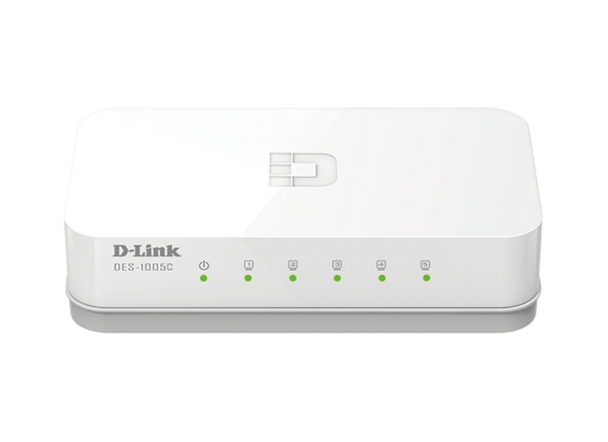 D-Link DES-1005A 5-Port 10/100 Mbps Unmanaged Desktop Switch