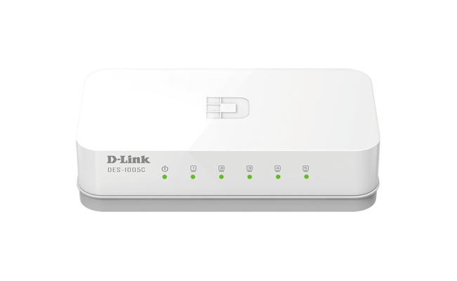 D-Link DES-1005A 5-Port 10/100 Mbps Unmanaged Desktop Switch